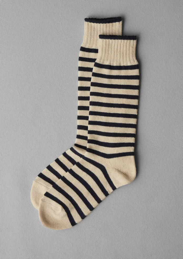 Chup Cotton Linen Stripe Socks