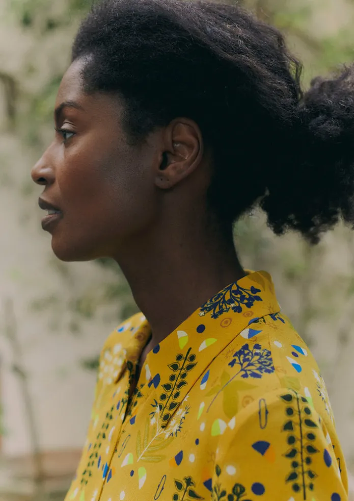 Collector Print Fluid Shirt Dress