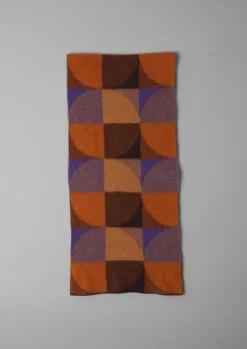 Colour Block Wool Scarf