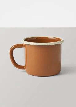 Contrast Rim Enamel Mug