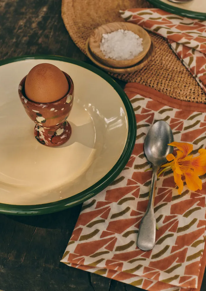 Cortona Splatter Egg Cup Set