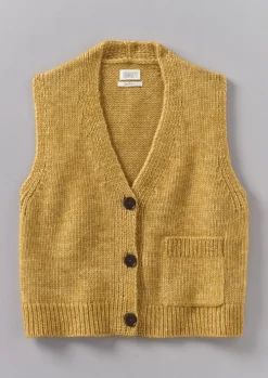 Cotton Alpaca Button Through Tank