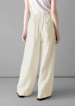 Cotton Linen Wide Leg Trousers