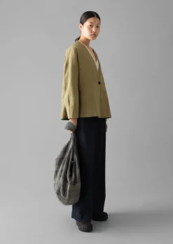 Cotton Linen Wrap Jacket