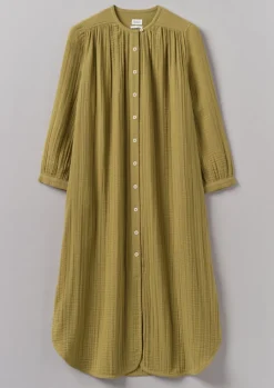 Crinkle Cotton Kaftan Nightdress