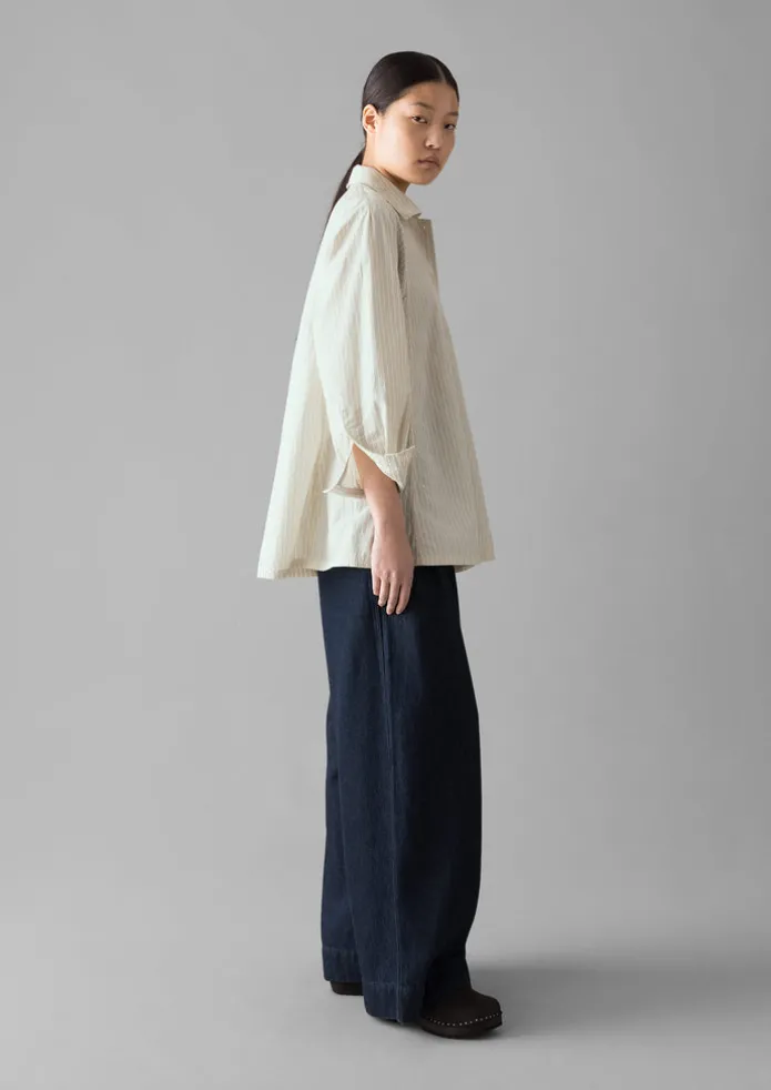 Dash Stripe Cotton Shirt