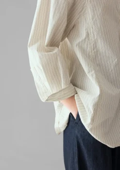 Dash Stripe Cotton Shirt