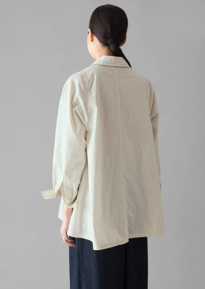 Dash Stripe Cotton Shirt