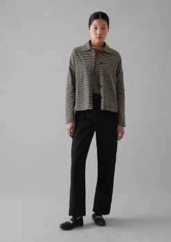 Denim Straight Leg Trousers