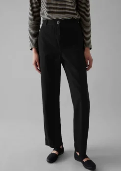 Denim Straight Leg Trousers