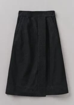 Denim Wrap Skirt