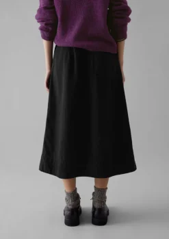 Denim Wrap Skirt