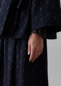 Dobby Stitch Cotton Skirt