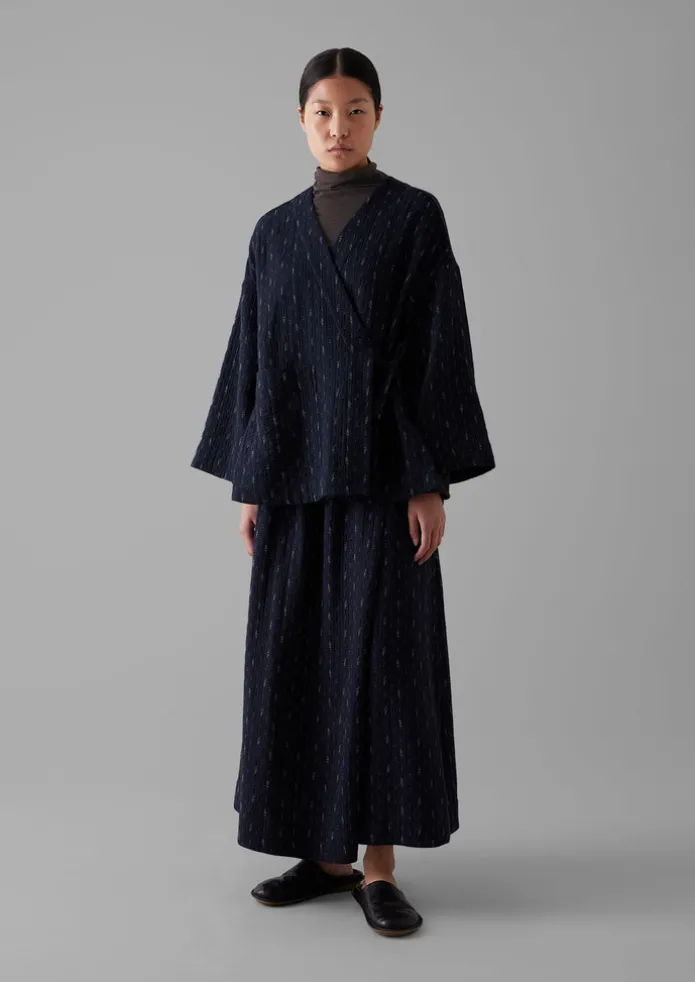 Dobby Stitch Cotton Skirt
