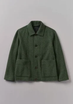 Dogtooth Wool Chore Jacket