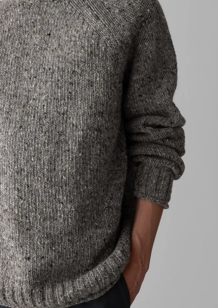 Donegal Roll Neck Sweater