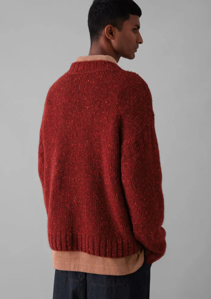 Donegal Wool High Neck Easy Sweater