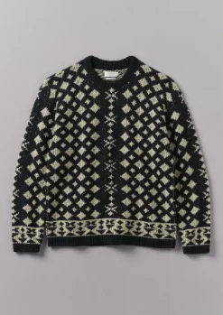 Donegal Wool Jacquard Sweater