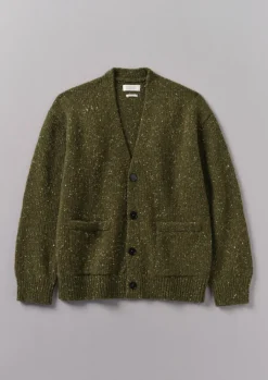 Donegal Wool V-Neck Cardigan