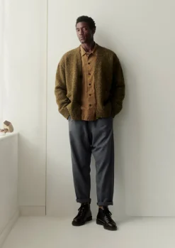 Donegal Wool V-Neck Cardigan