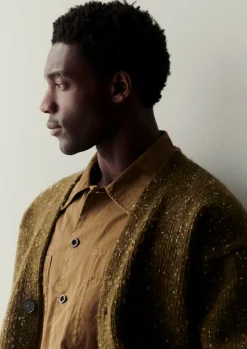 Donegal Wool V-Neck Cardigan