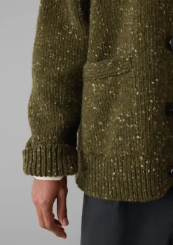 Donegal Wool V-Neck Cardigan