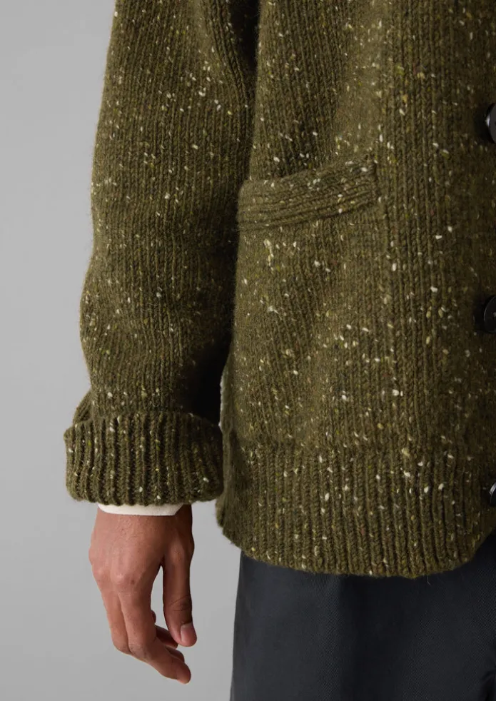 Donegal Wool V-Neck Cardigan