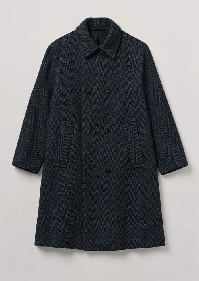 Double Breasted Wool Overcoat