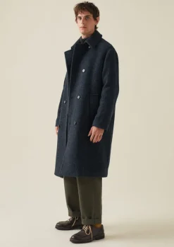 Double Breasted Wool Overcoat