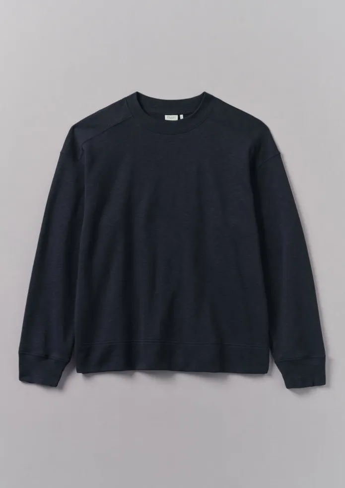 Dropped Shoulder Loopback Jersey Sweatshirt