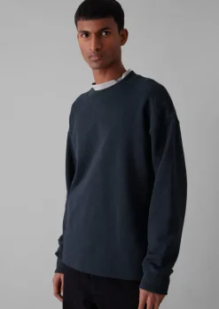 Dropped Shoulder Loopback Jersey Sweatshirt