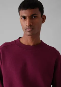 Dropped Shoulder Loopback Jersey Sweatshirt