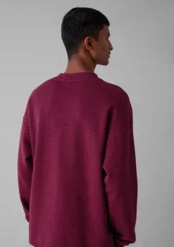 Dropped Shoulder Loopback Jersey Sweatshirt