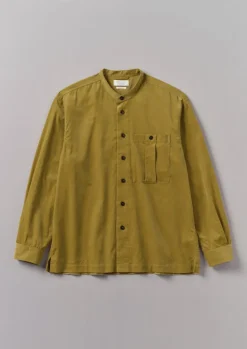Dropped Shoulder Organic Cord Grandad Shirt