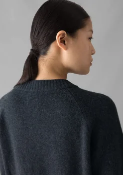 Eden Wool Cashmere Raglan Cardigan