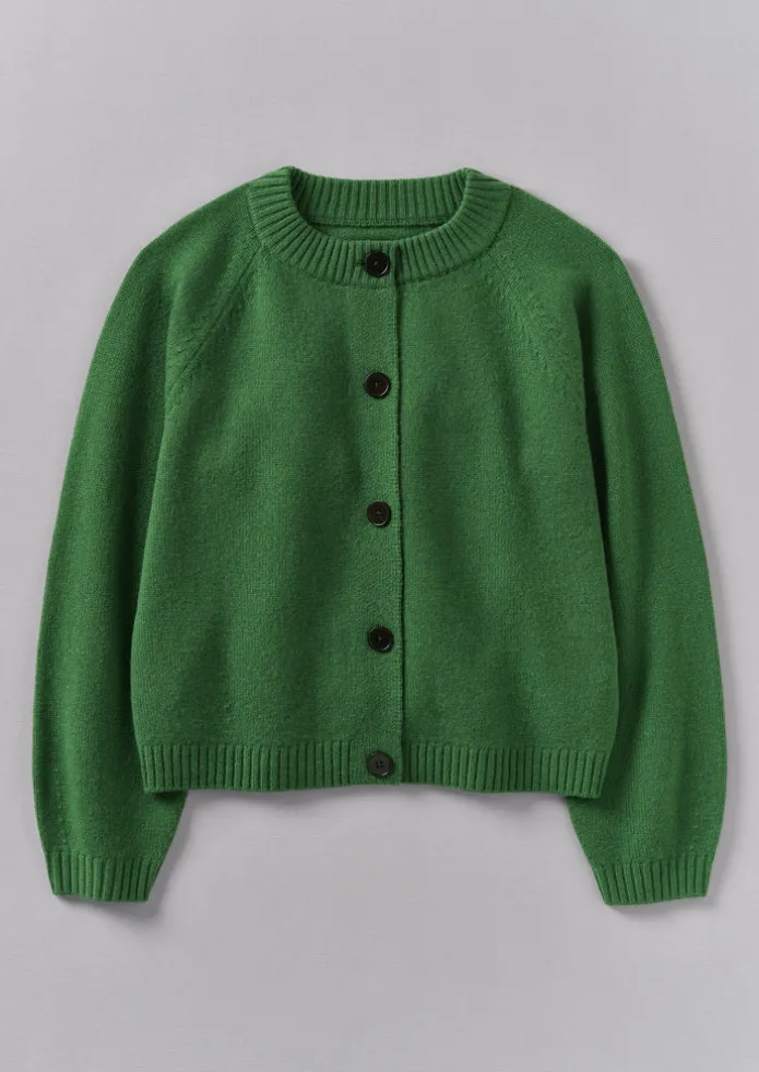 Eden Wool Cashmere Raglan Cardigan