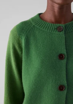 Eden Wool Cashmere Raglan Cardigan