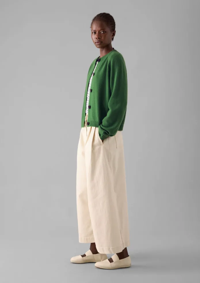 Eden Wool Cashmere Raglan Cardigan