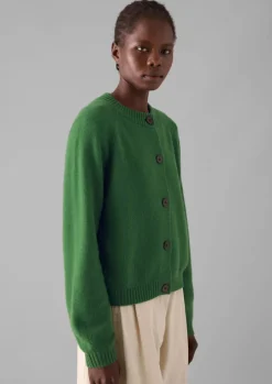 Eden Wool Cashmere Raglan Cardigan