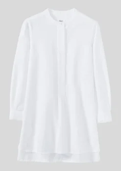 Elena Cotton Linen Tunic Shirt