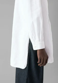 Elena Cotton Linen Tunic Shirt