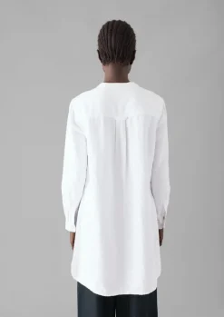 Elena Cotton Linen Tunic Shirt