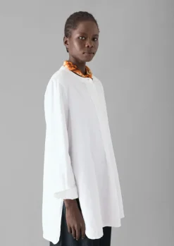 Elena Cotton Linen Tunic Shirt
