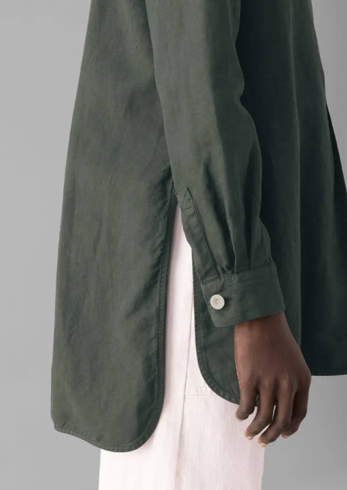 Elena Cotton Linen Tunic Shirt