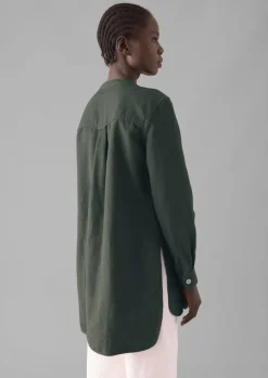 Elena Cotton Linen Tunic Shirt