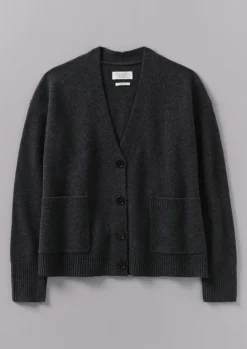 Ffion Wool Cashmere Boxy Cardigan