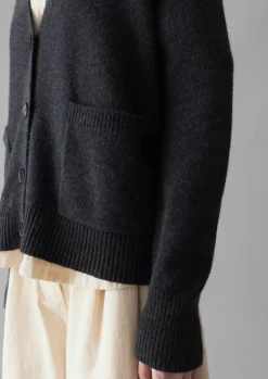 Ffion Wool Cashmere Boxy Cardigan