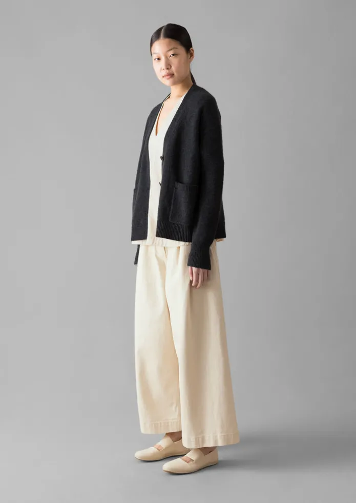 Ffion Wool Cashmere Boxy Cardigan
