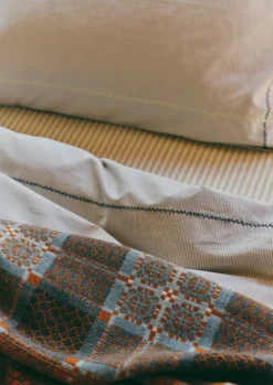 Fine Stripe Organic Cotton Duvet Cover