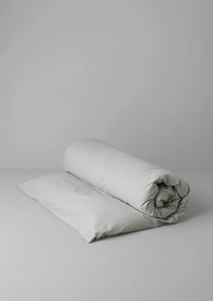 Fine Stripe Organic Cotton Duvet Cover